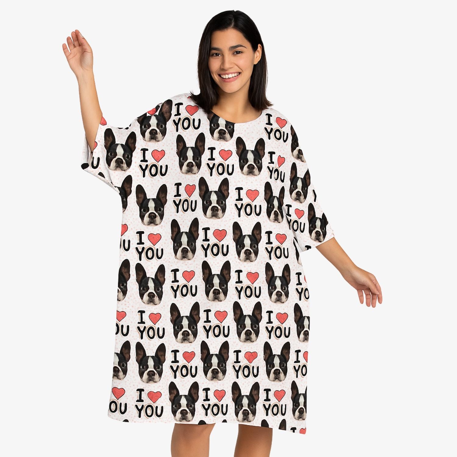 I Heart You Ladies Sleepy Nightshirt