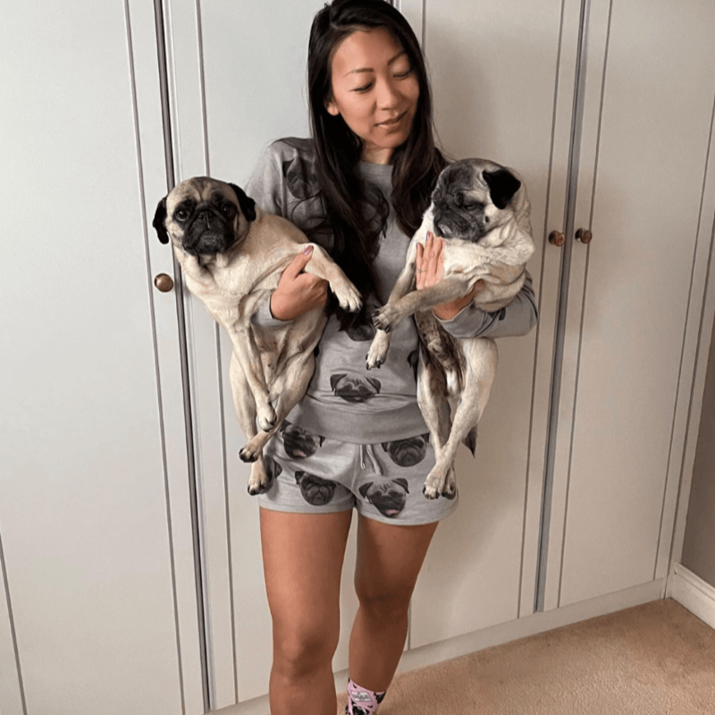 Dogsy Ladies Grey Pyjama Lounge Set