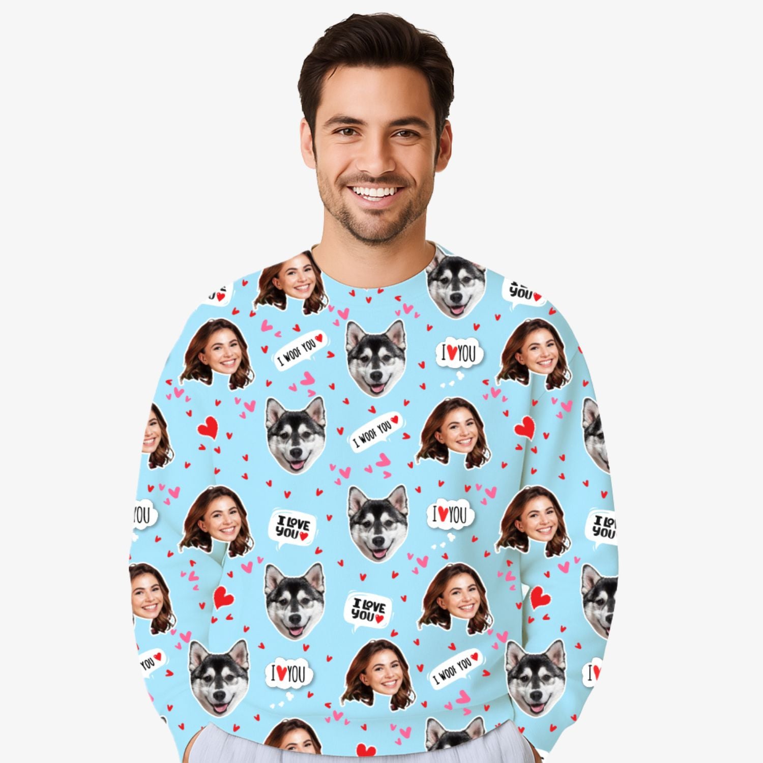 I Woof You Personalised Sweatshirt