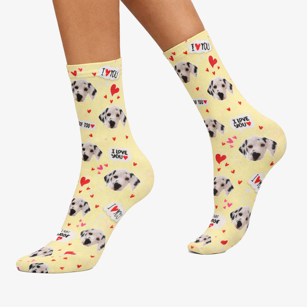 I Woof You Socks