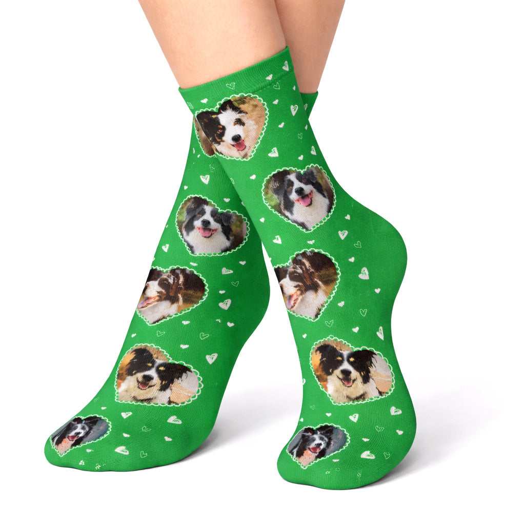 Love Pattern Doodle Socks