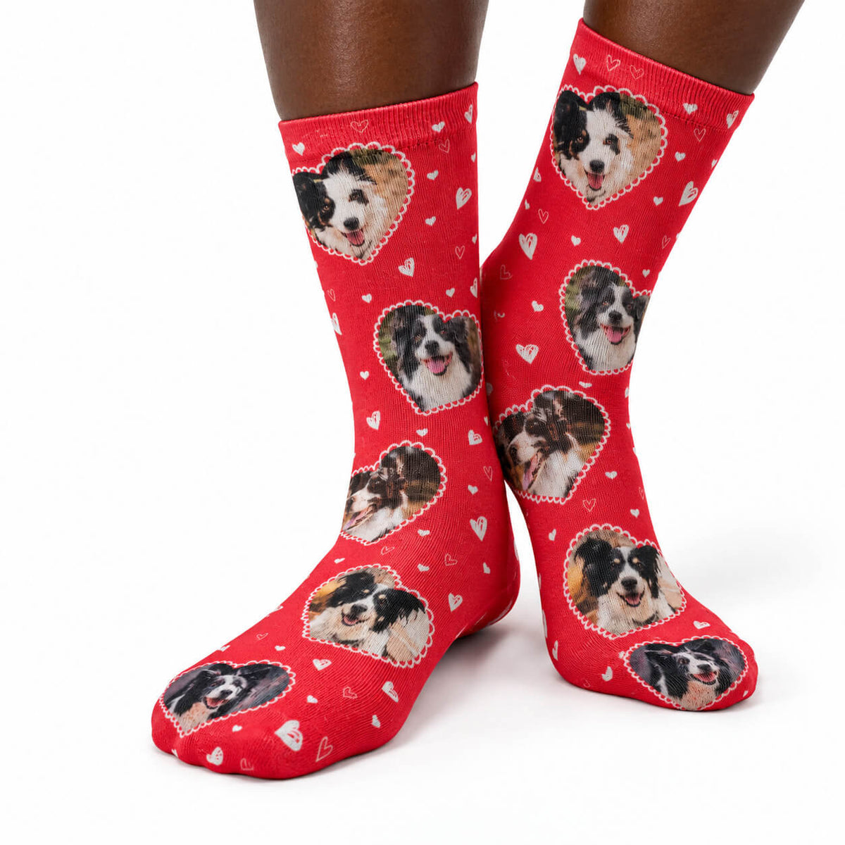 Love Pattern Doodle Socks