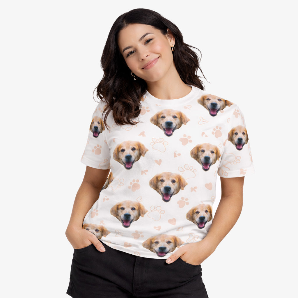 Love Paw Prints Personalised T-Shirt