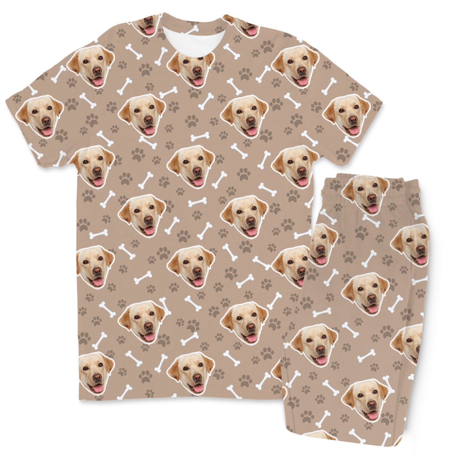 Your Dog Custom Men's PJ Trousers Set