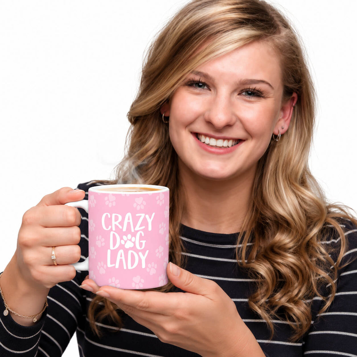 Crazy Dog Lady Photo Frame Personalised Mug