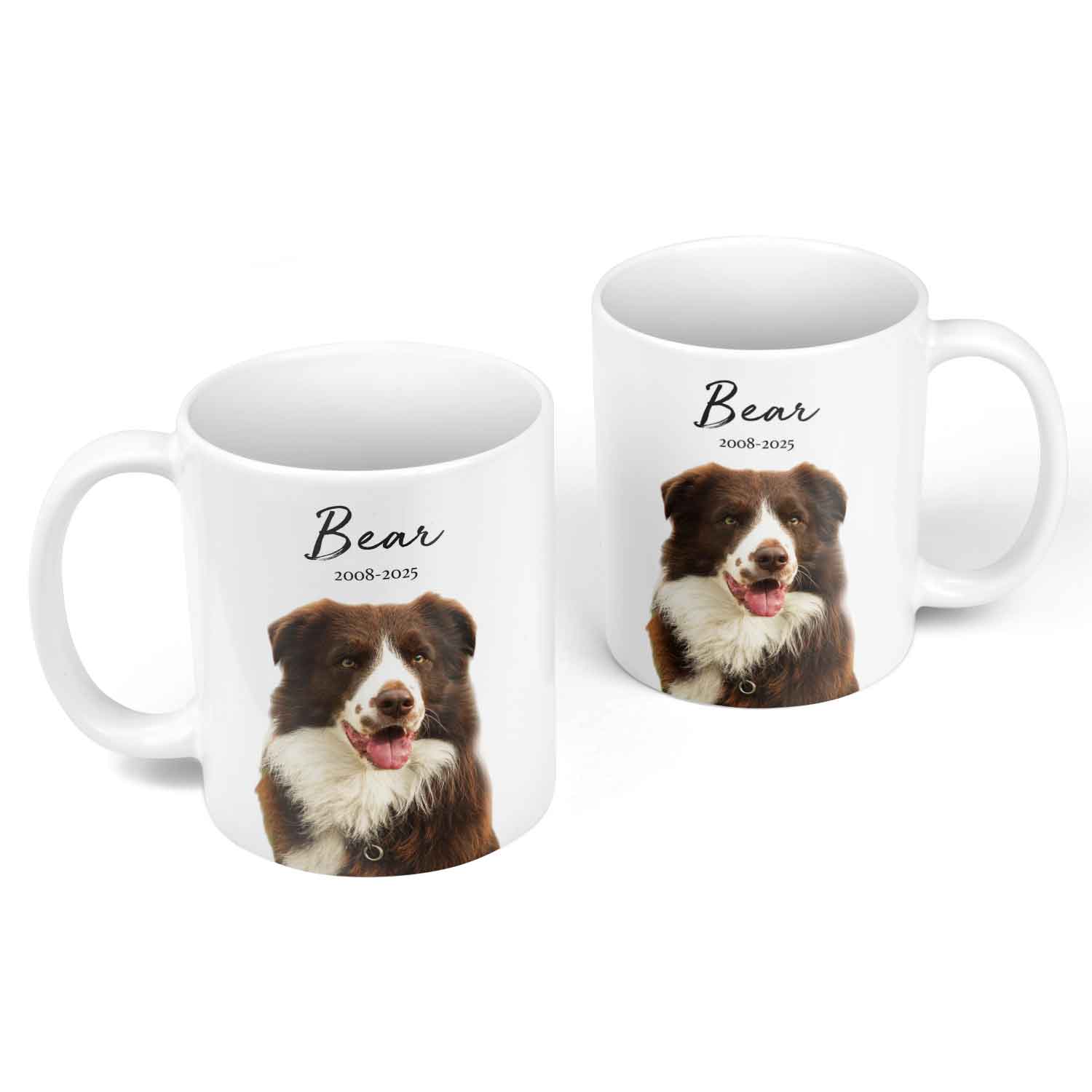 Your Dog (Name & Date) Personalised Memorial Mug