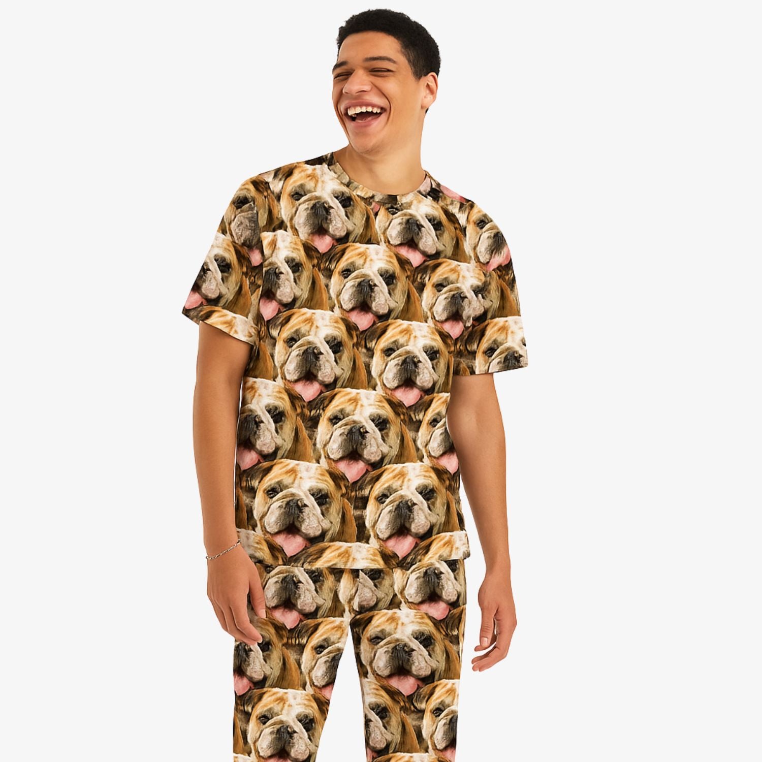 Men's Dog Mash Pyjamas Trouser Set