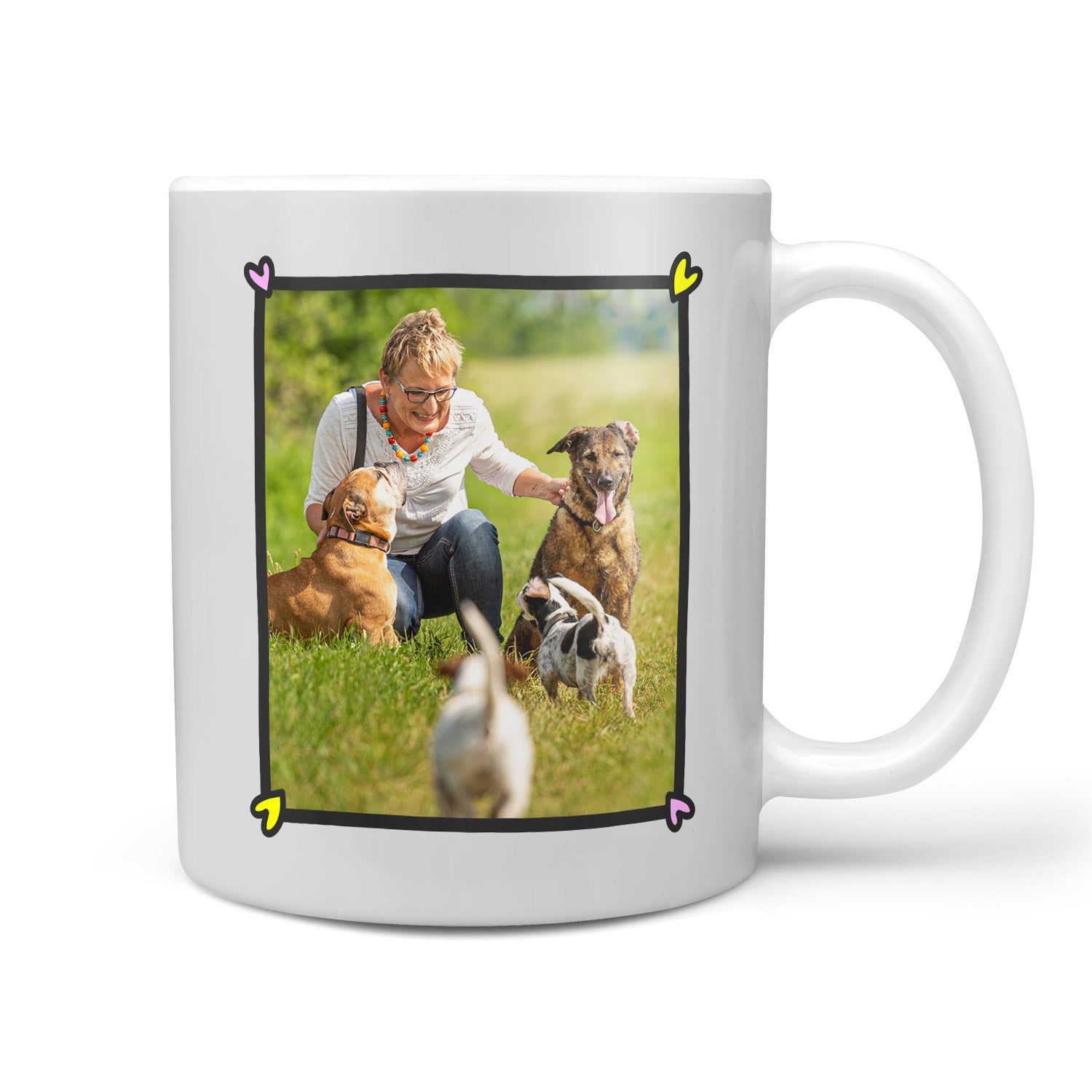 World's Best Dog Walker Photo Frame Personalised Dog Mug