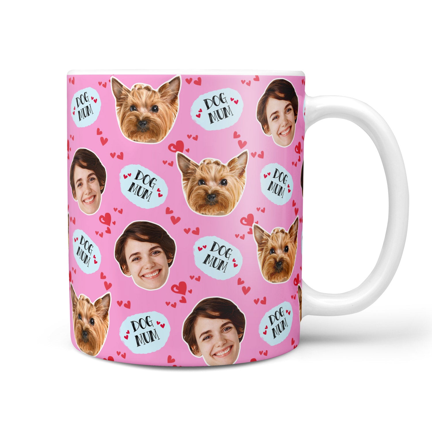 Dog Mum Love Print Personalised Mug