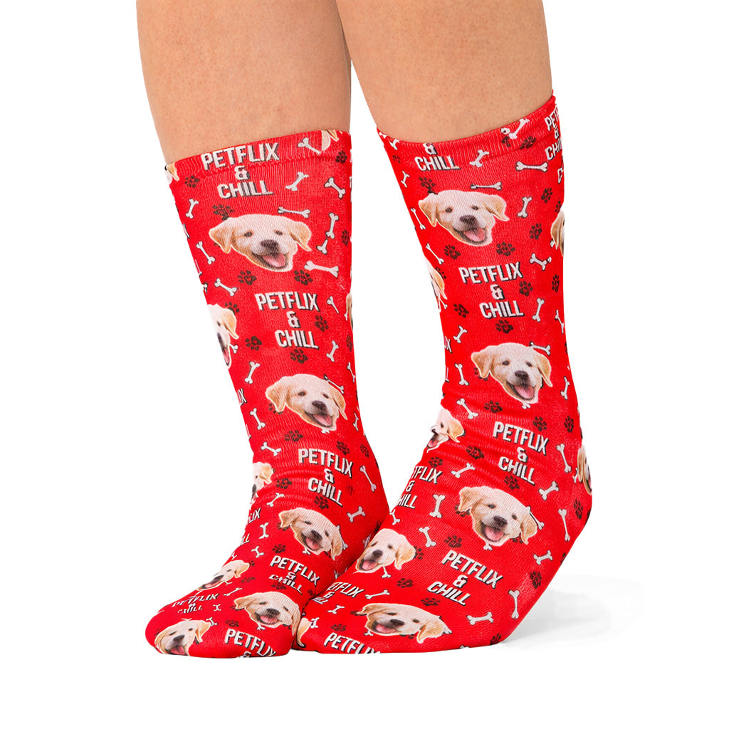 Petflix and Chill Socks