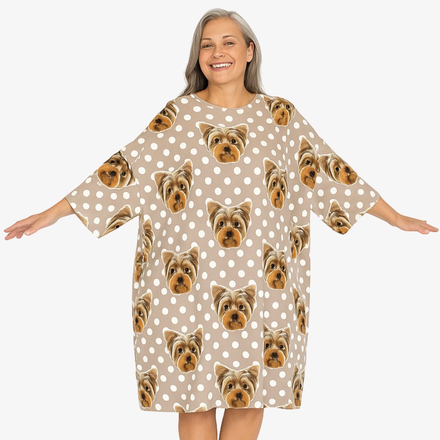 Polka Dot Ladies Sleepy Nightshirt