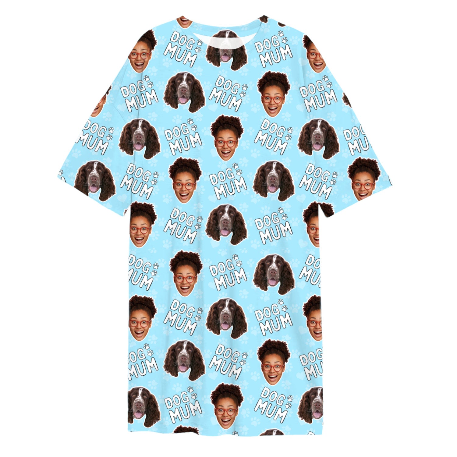 Dog Mum Ladies Sleepy Nightshirt