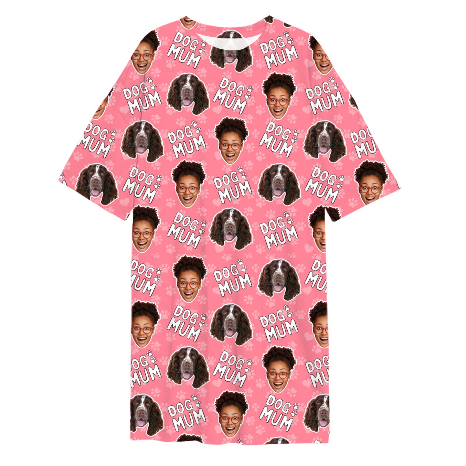 Dog Mum Ladies Sleepy Nightshirt