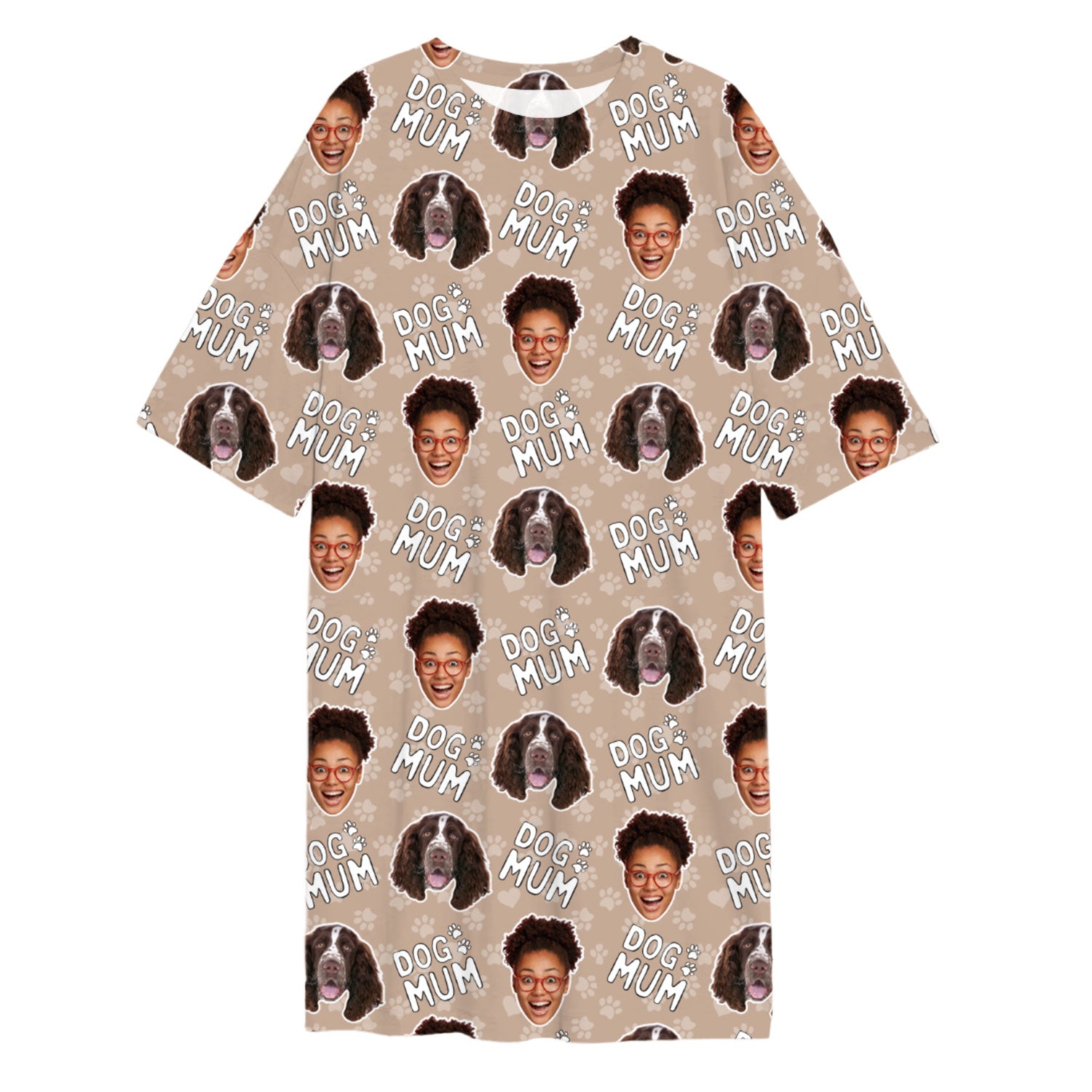 Dog Mum Ladies Sleepy Nightshirt