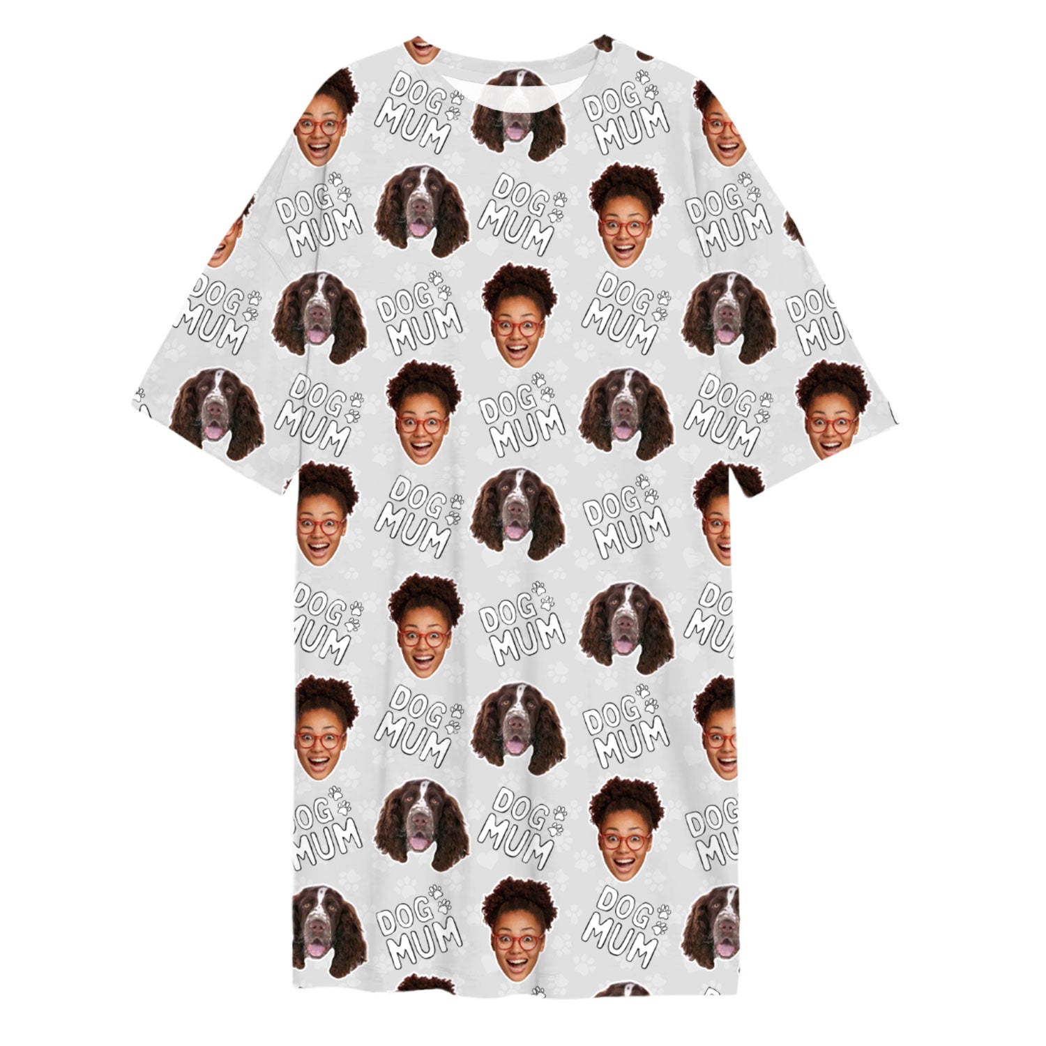 Dog Mum Ladies Sleepy Nightshirt