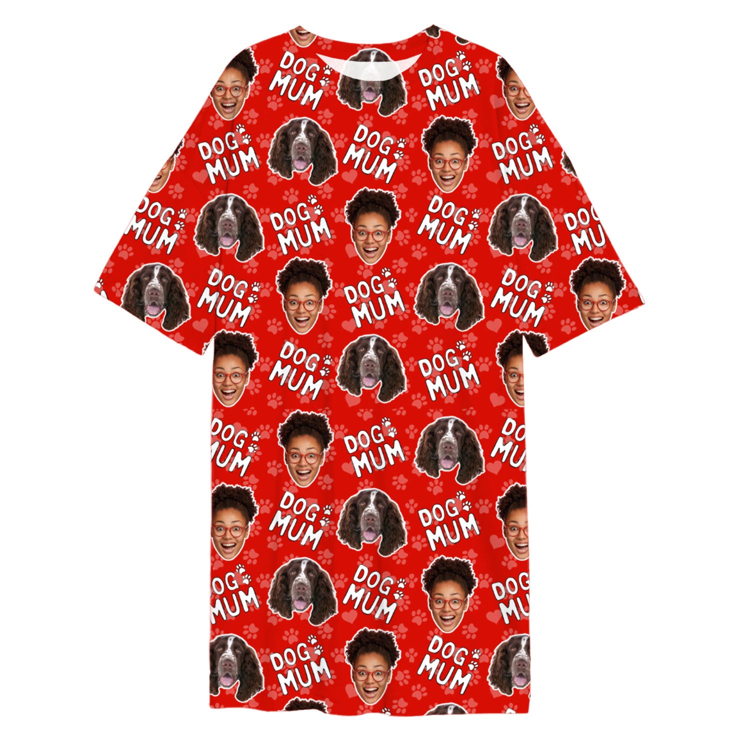 Dog Mum Ladies Sleepy Nightshirt
