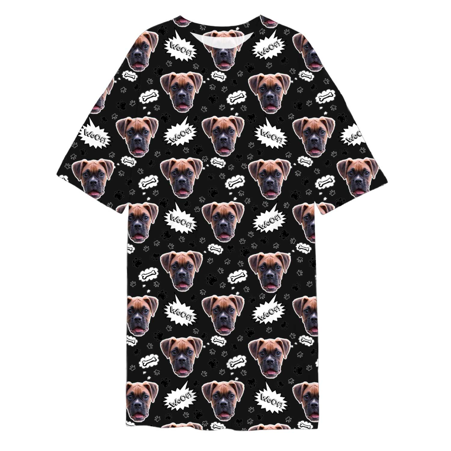 Dog Woof Ladies Sleepy Nightshirt