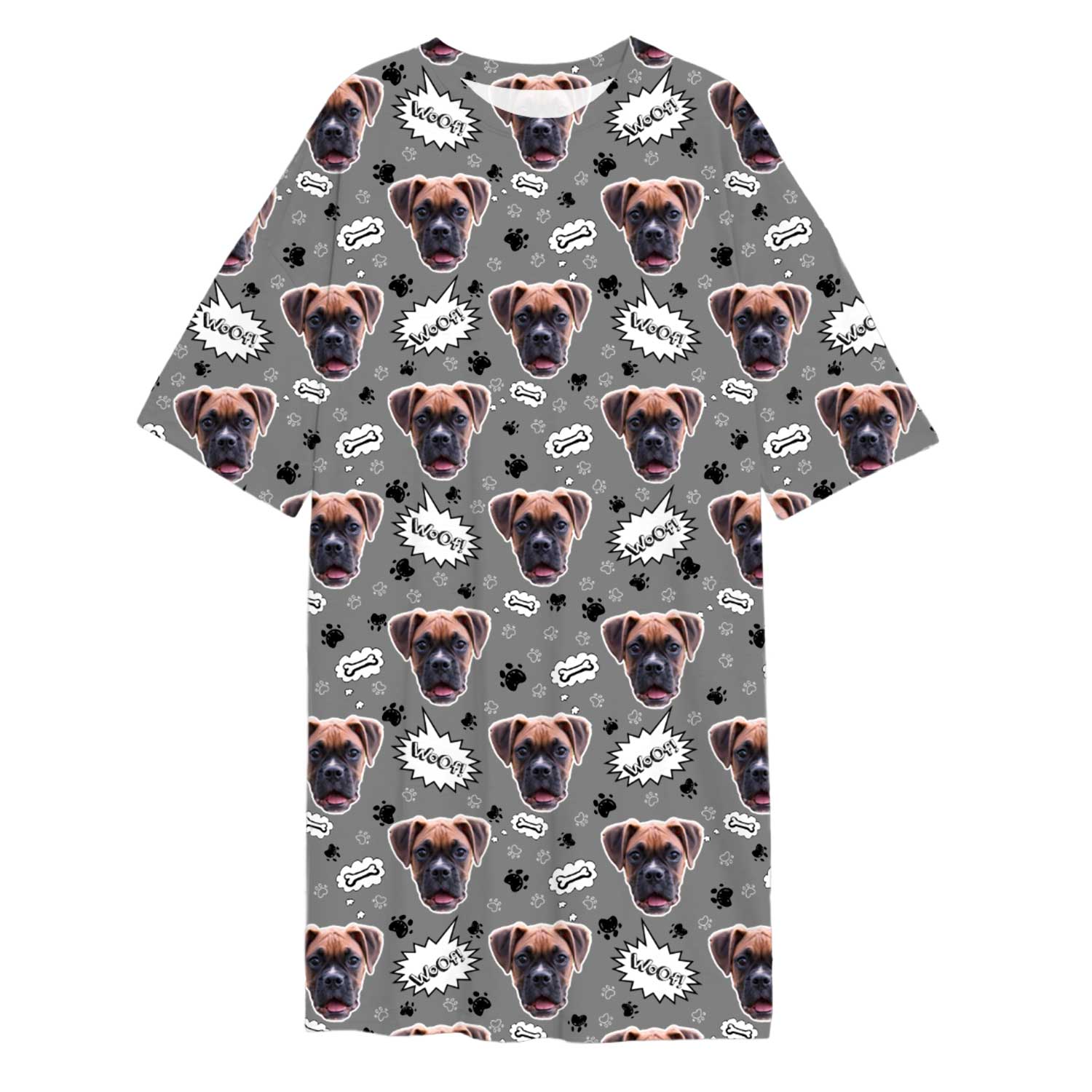 Dog Woof Ladies Sleepy Nightshirt