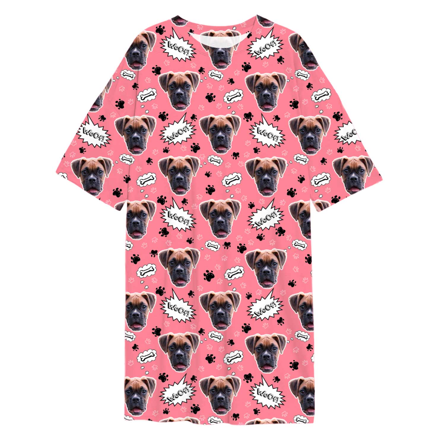 Dog Woof Ladies Sleepy Nightshirt