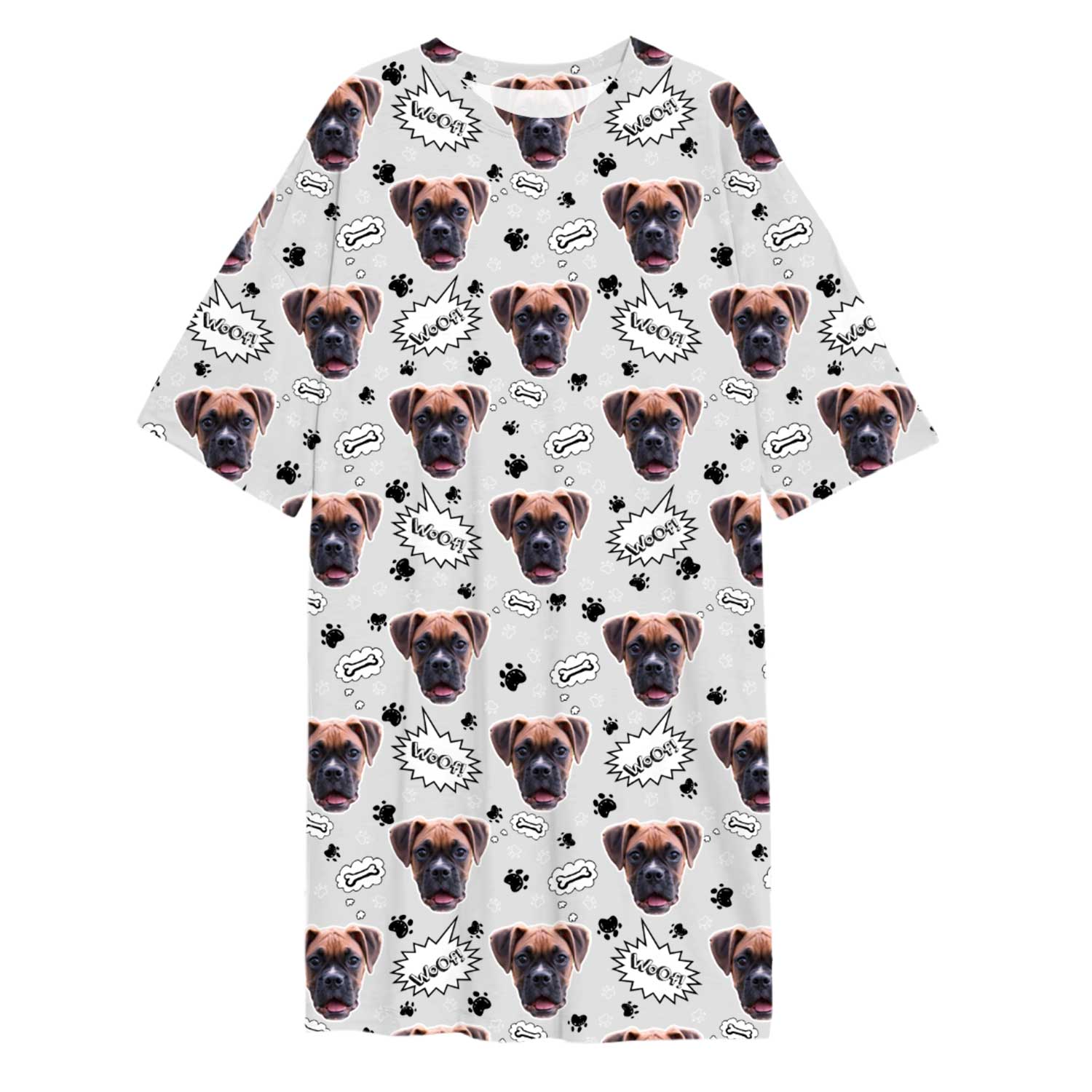 Dog Woof Ladies Sleepy Nightshirt