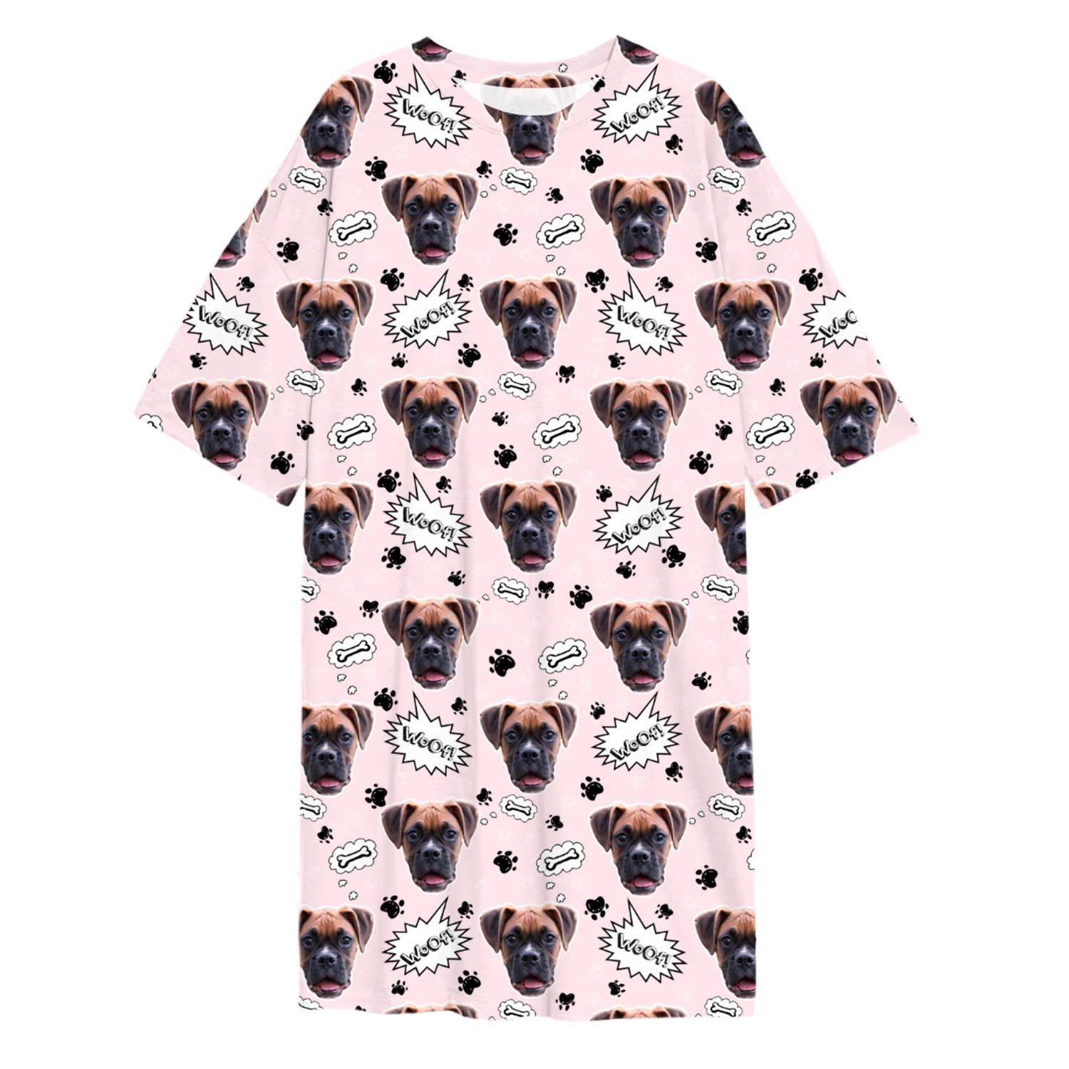 Dog Woof Ladies Sleepy Nightshirt