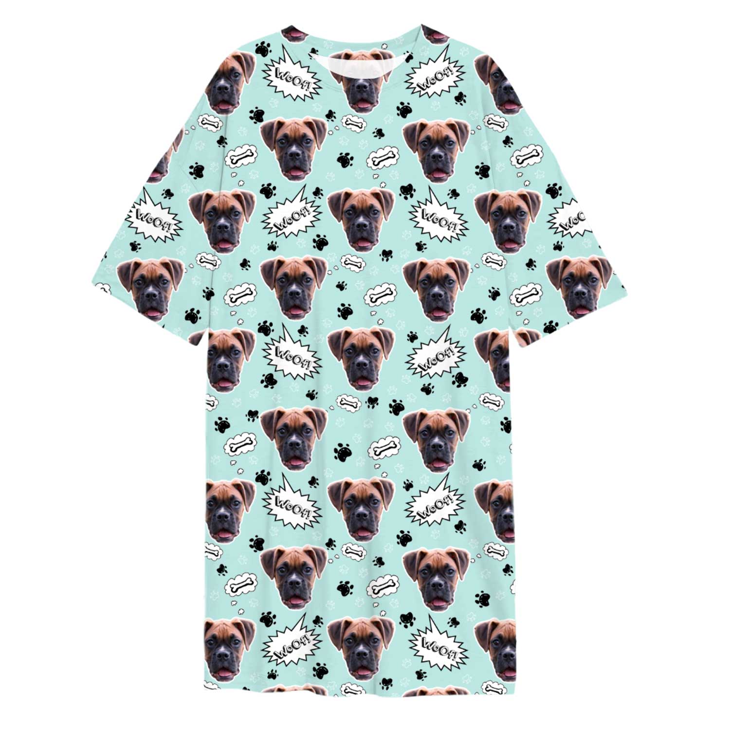 Dog Woof Ladies Sleepy Nightshirt
