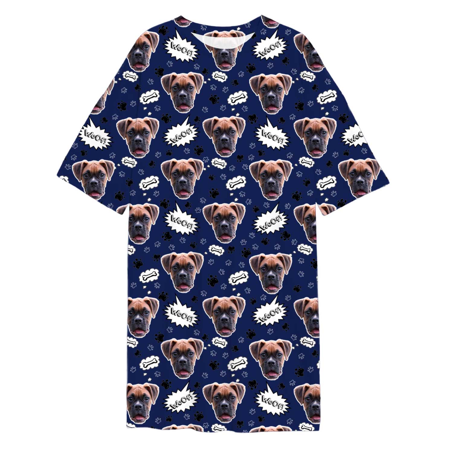 Dog Woof Ladies Sleepy Nightshirt