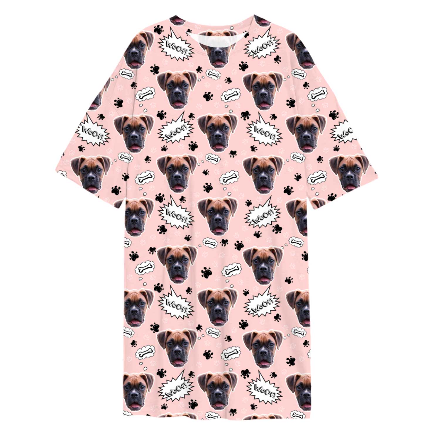 Dog Woof Ladies Sleepy Nightshirt
