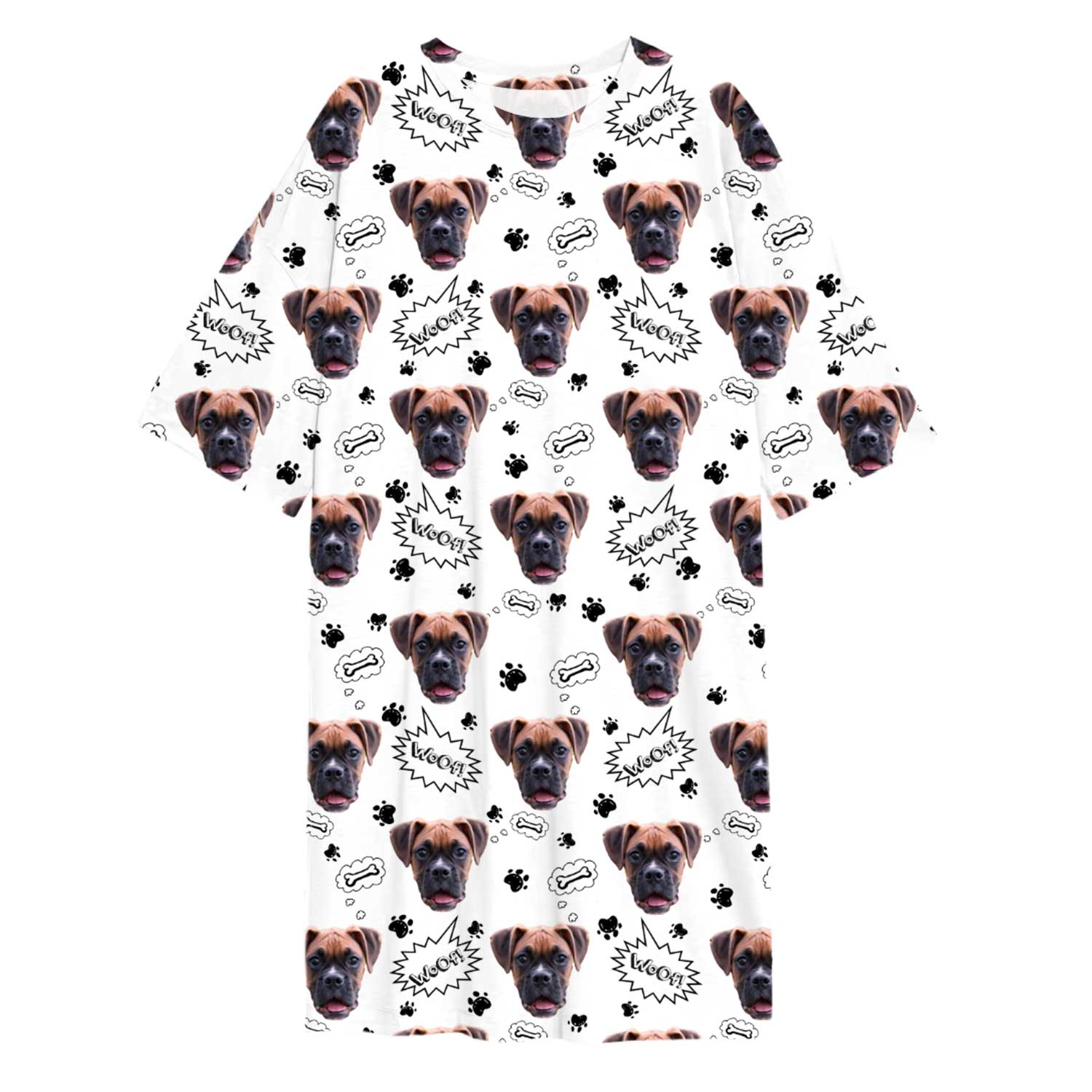 Dog Woof Ladies Sleepy Nightshirt