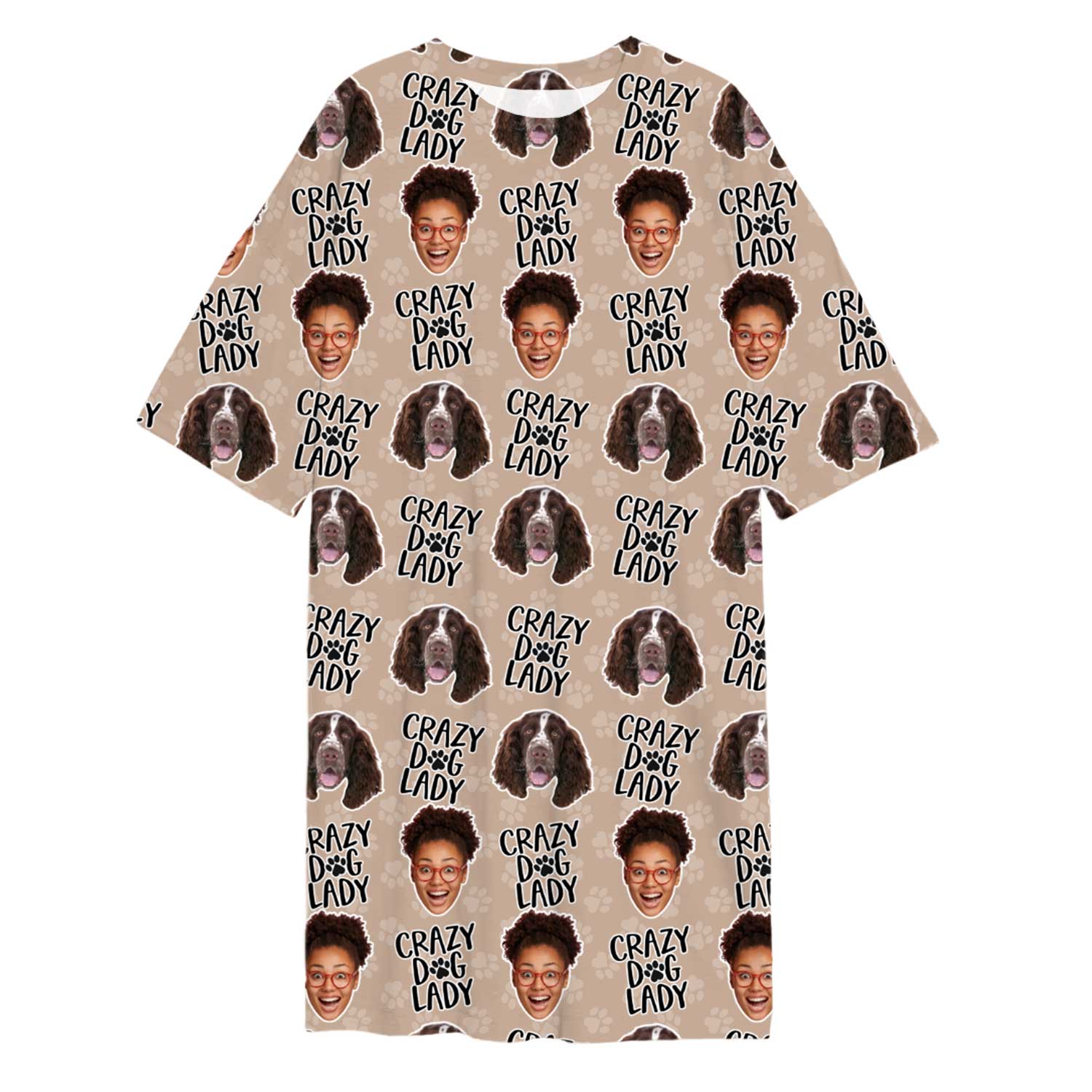 Crazy Dog Lady Sleepy Nightshirt
