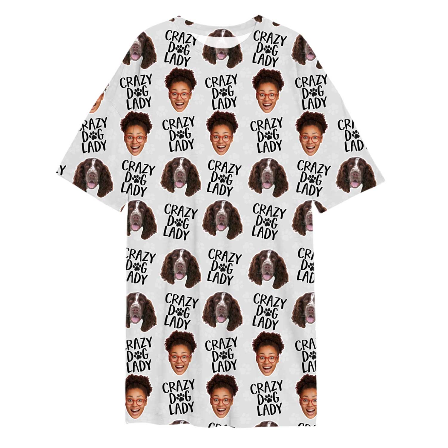 Crazy Dog Lady Sleepy Nightshirt