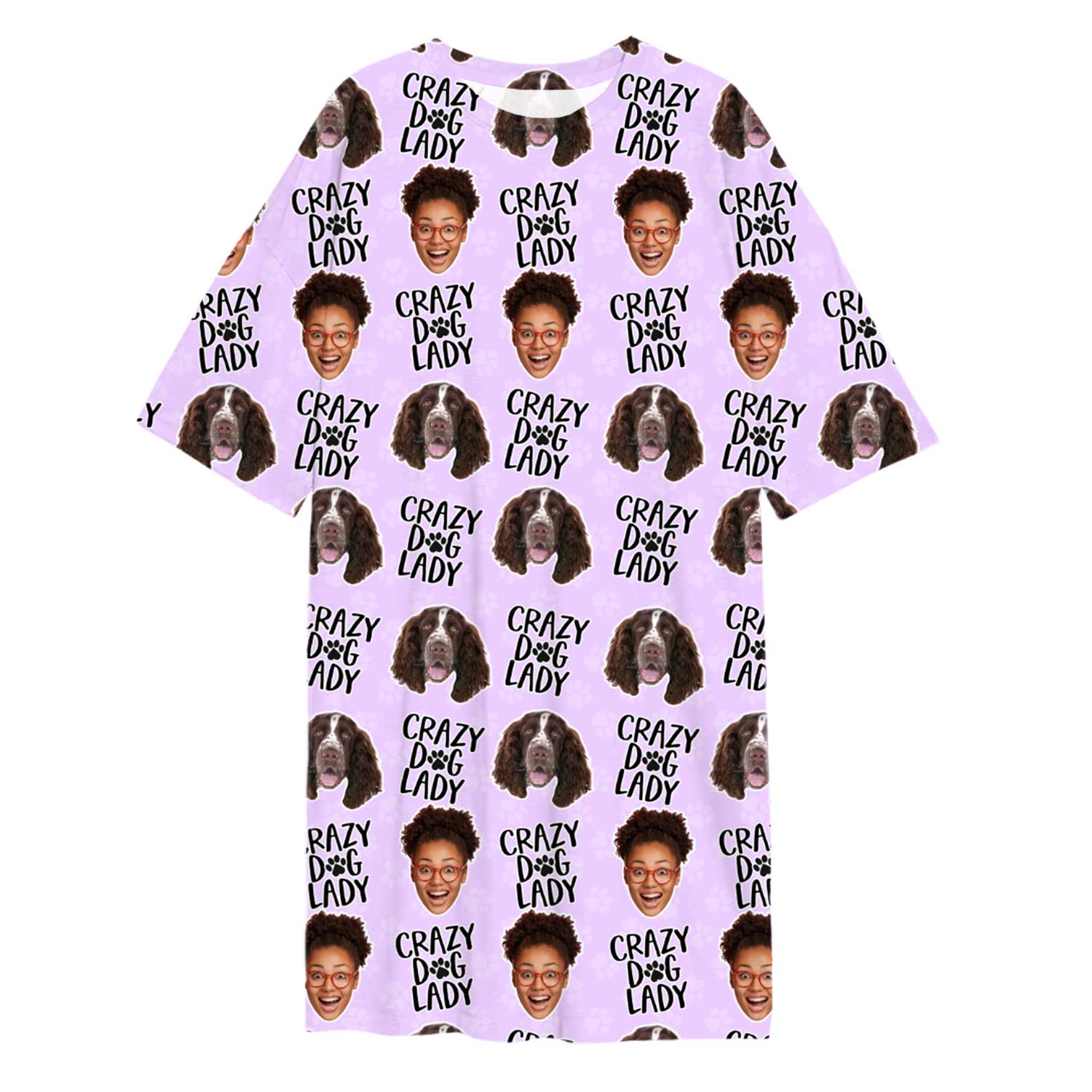 Crazy Dog Lady Sleepy Nightshirt