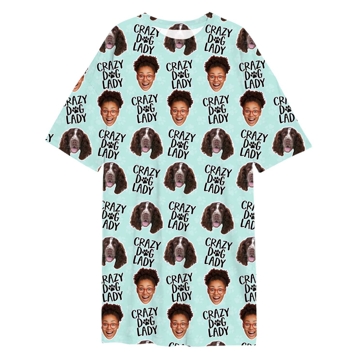 Crazy Dog Lady Sleepy Nightshirt