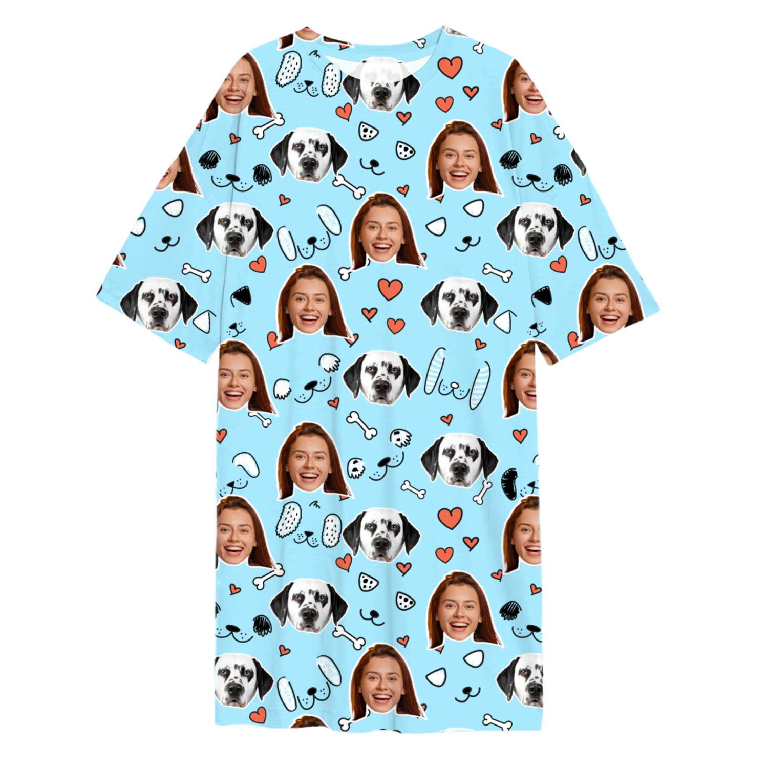 Dog Doodle Ladies Sleepy Nightshirt