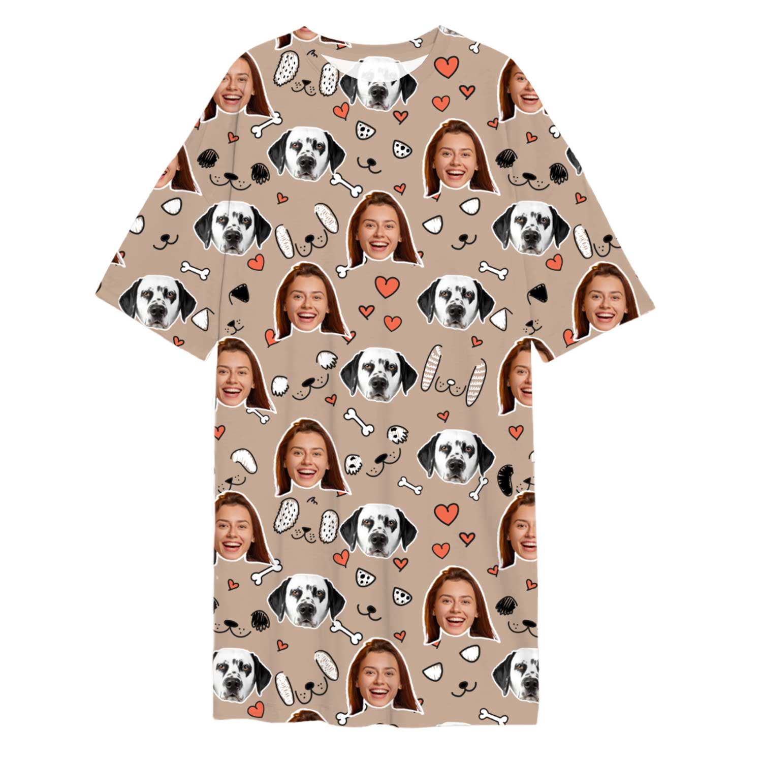 Dog Doodle Ladies Sleepy Nightshirt