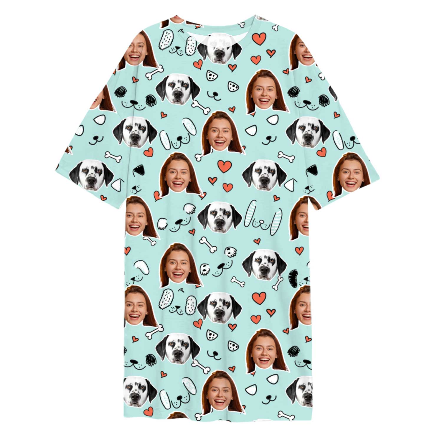 Dog Doodle Ladies Sleepy Nightshirt