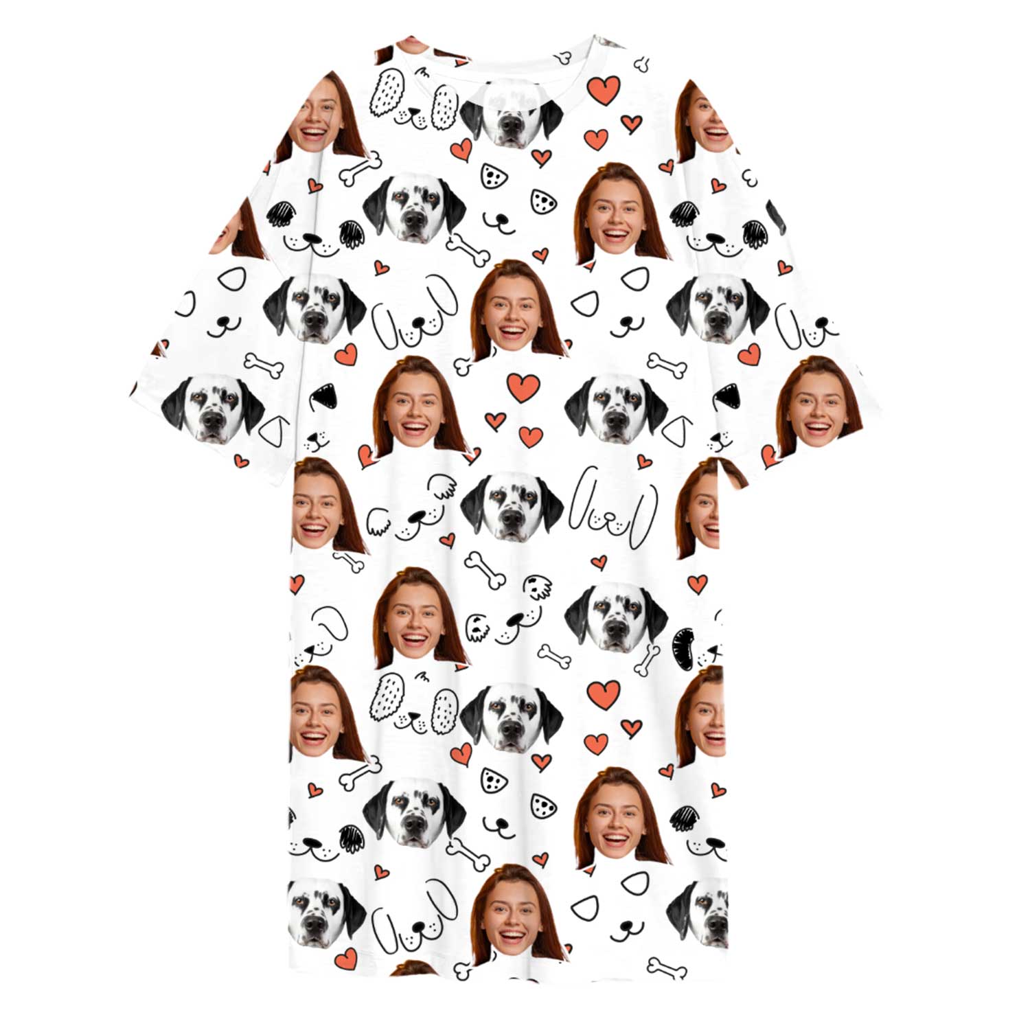 Dog Doodle Ladies Sleepy Nightshirt