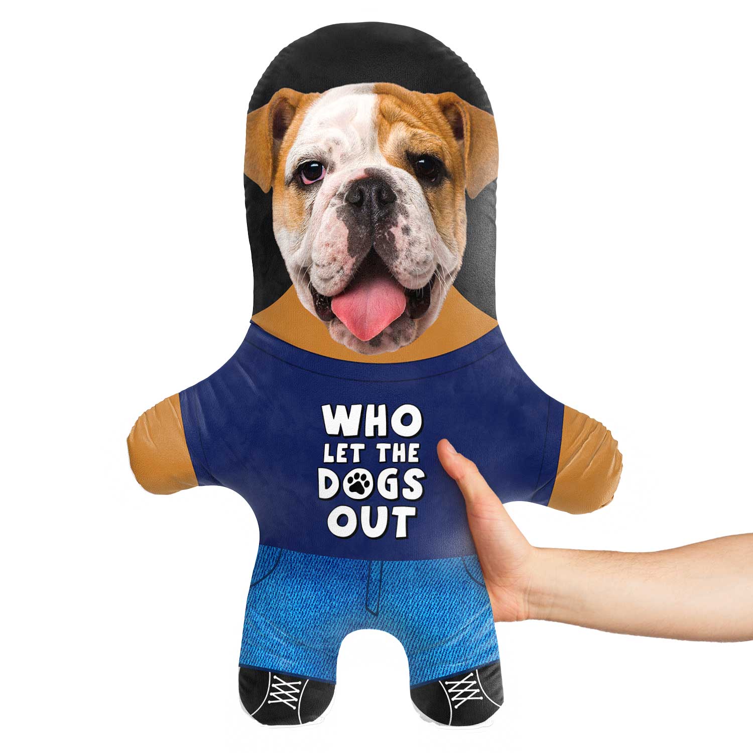Who Let The Dogs Out Face Pillow