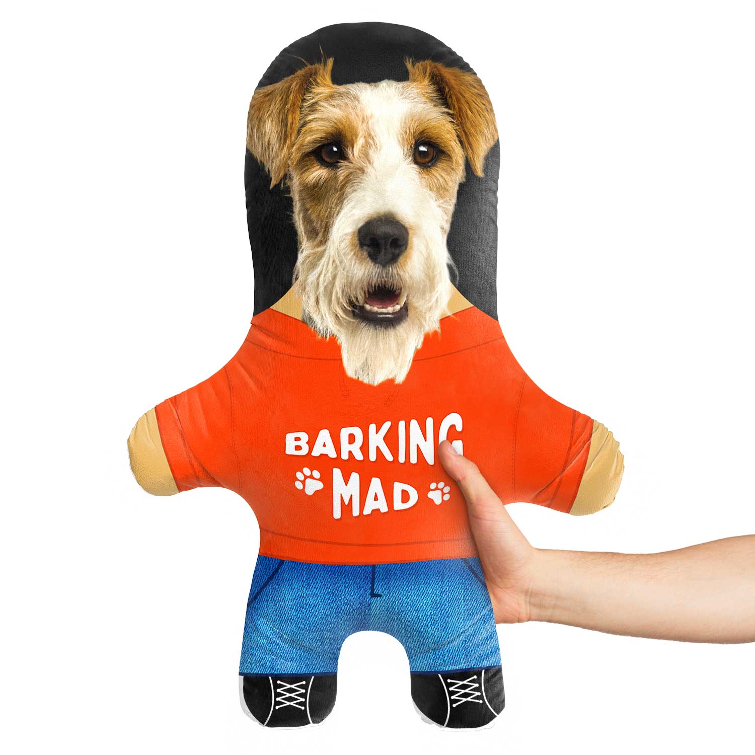 Barking Mad Face Pillow