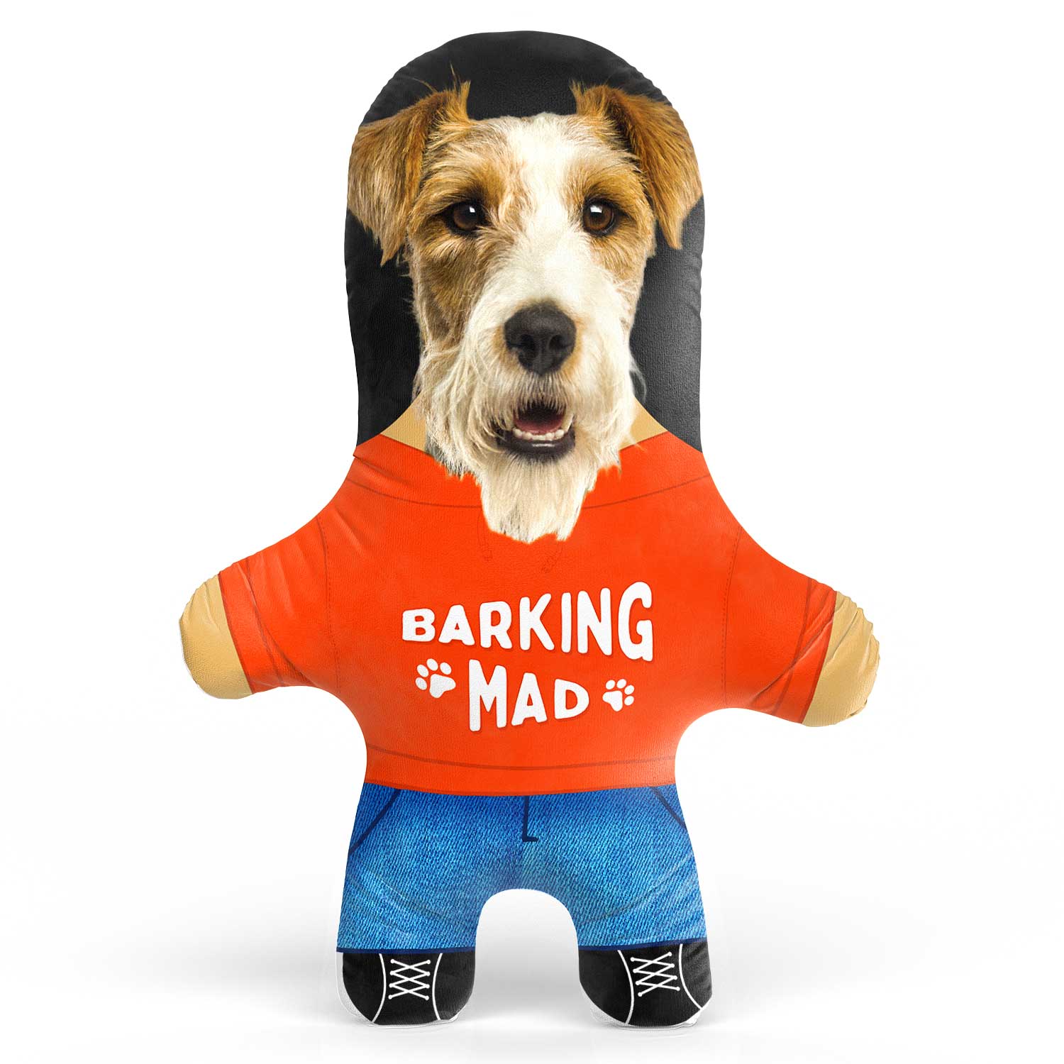 Barking Mad Face Pillow