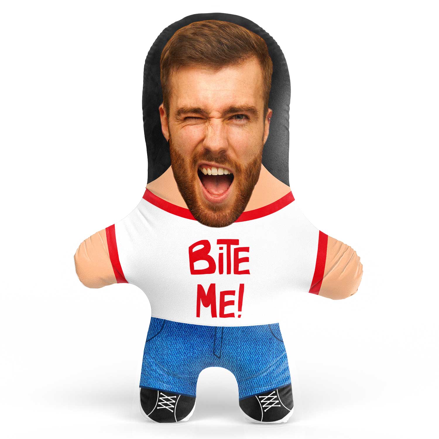 Bite Me Face Pillow