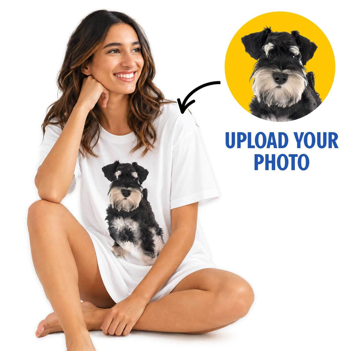 Dog Face Ladies Sleepy Nightshirt