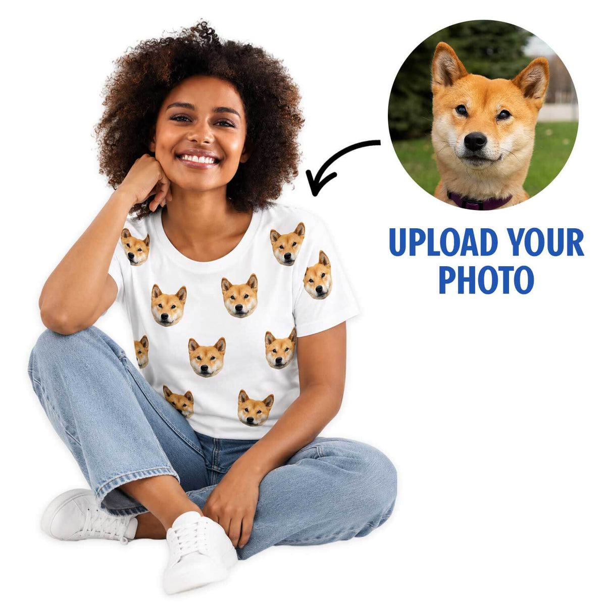 Your Dog All Over Unisex White T-Shirt