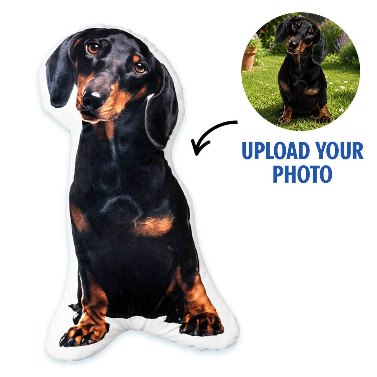Dog Photo Shaped Pillow
