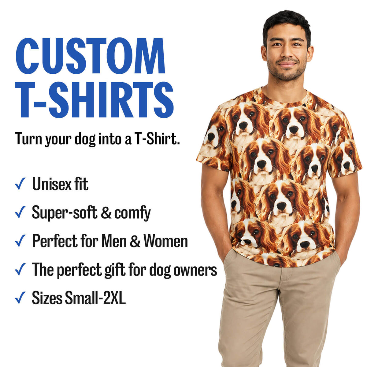 Grunge Paw Pattern Custom Dog T Shirt