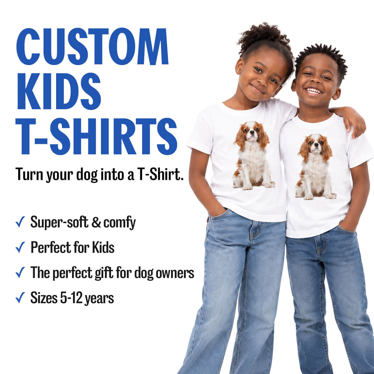 Dog Photo Kids Personalised T-Shirt