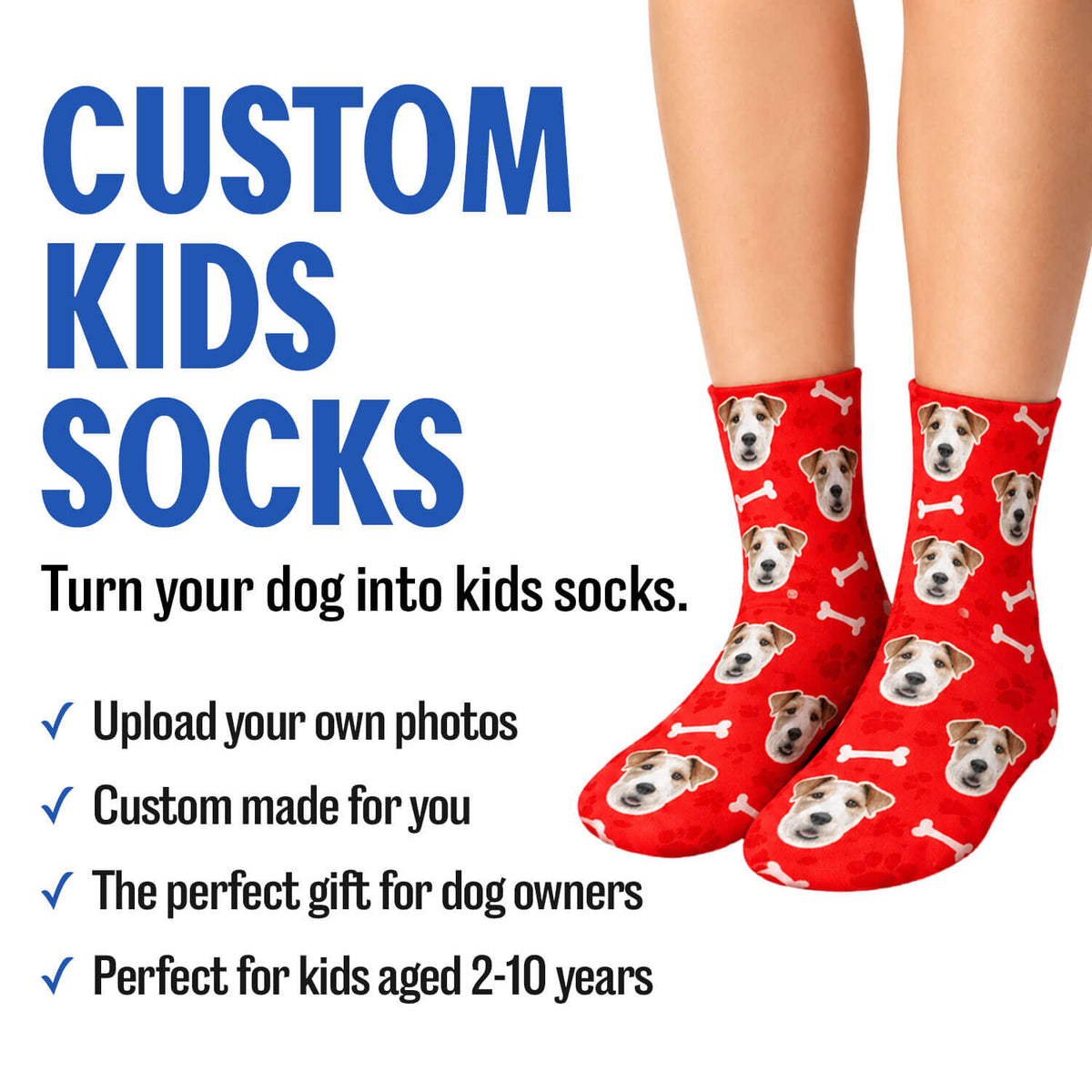 Photo Collage Kids Socks