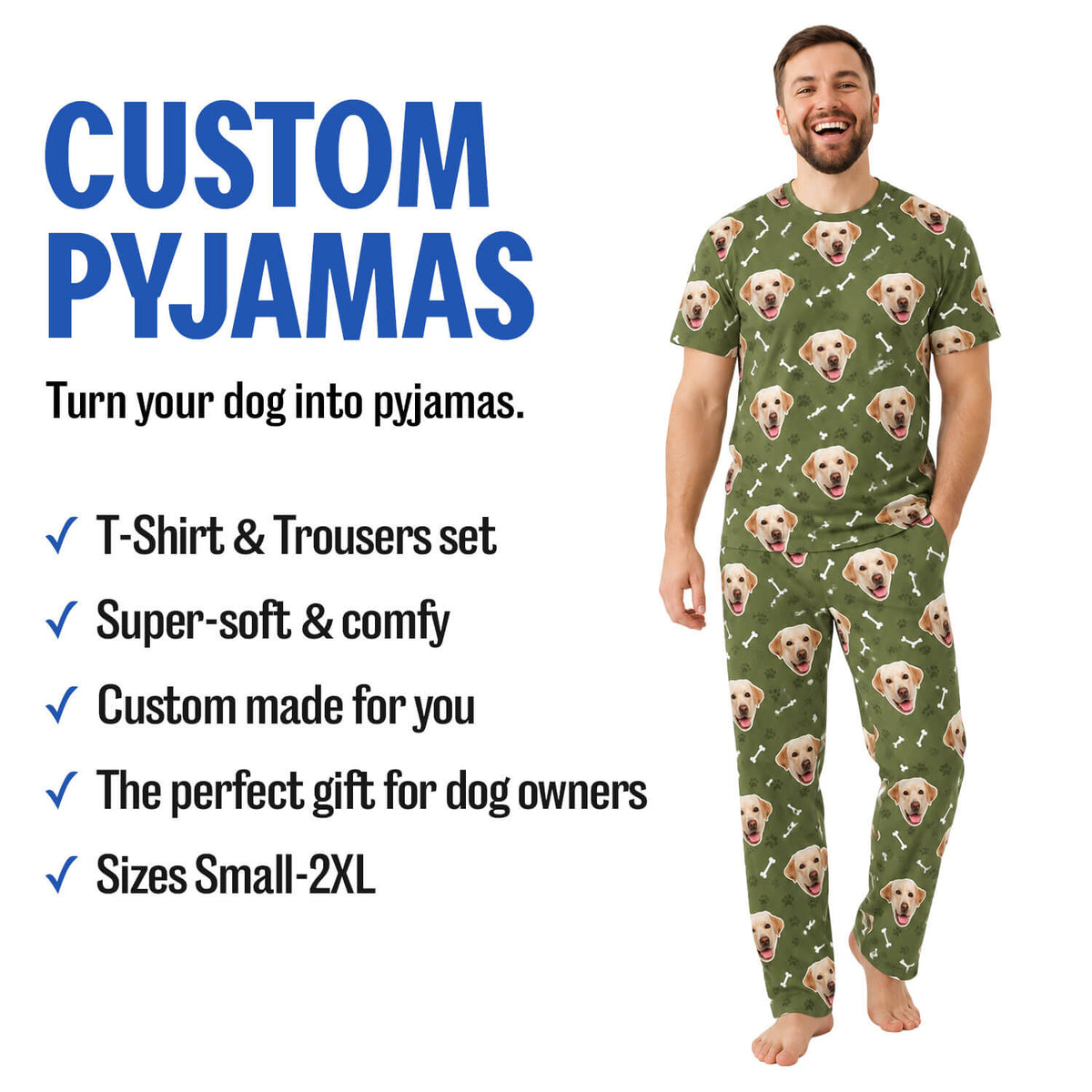 You Are One Hot Dog Men's Personalised Pyjamas - Trouser Set