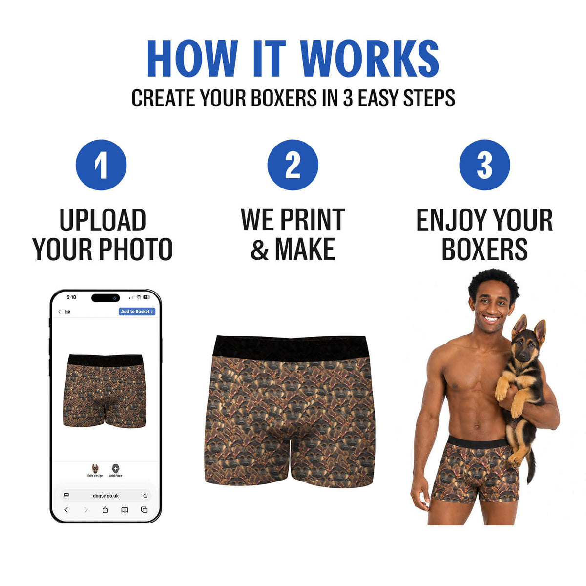 Your Dog Personalised Boxers