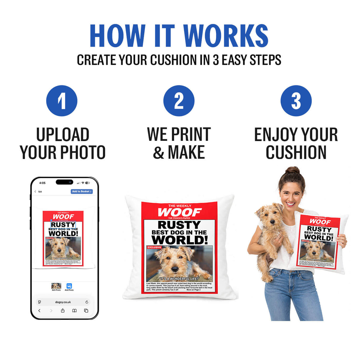 Furbes Magazine Personalised Cushion